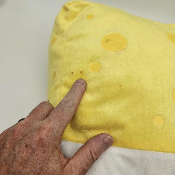 SpongeBob SquarePants Plush Stuffed Toy Franco 22" Nickelodeon Soft Doll Stains - Picture 6 of 12